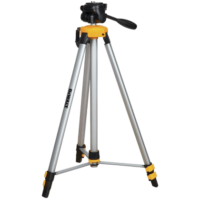 DEWALT Laser Level Tripod, ¼ x 20 Thread Mount, Collapsible Legs, Non-Skid Feet, Carrying Pouch.